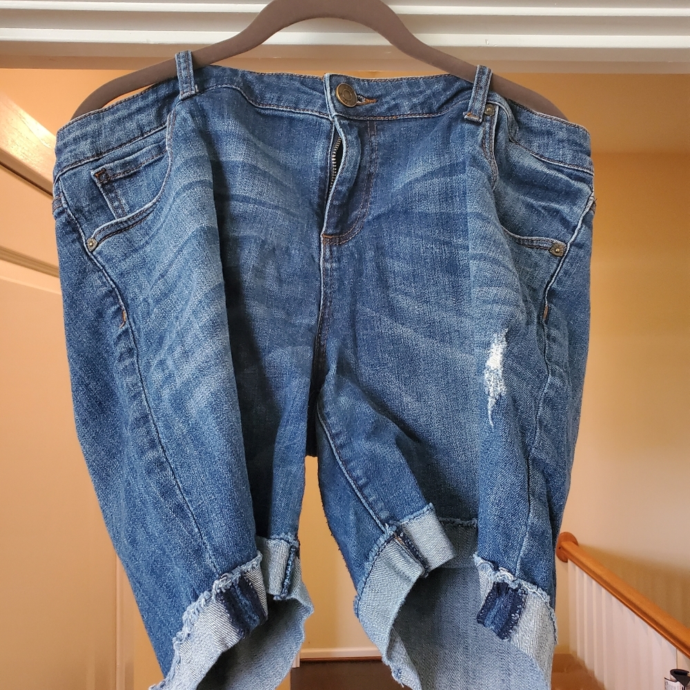 Denim shorts